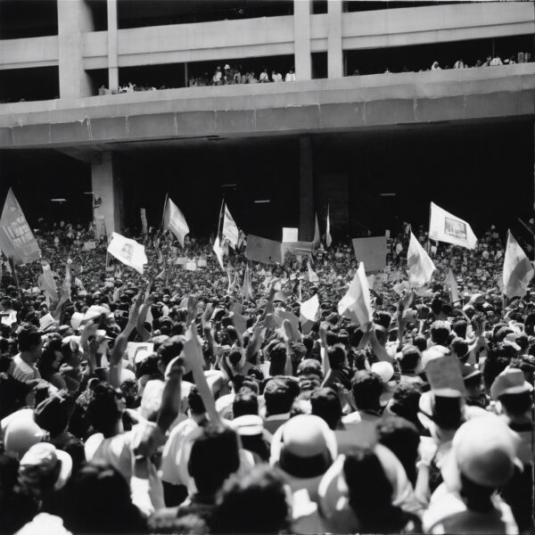 Resiliencia Democrática: Un Retrato Analógico Futurista de Venezuela