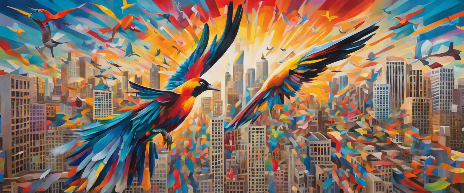 "Vuelo de la Libertad: Un Mural Urbano"