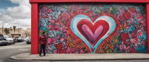 "Corazones Entrelazados: Un Mural de El Amor"