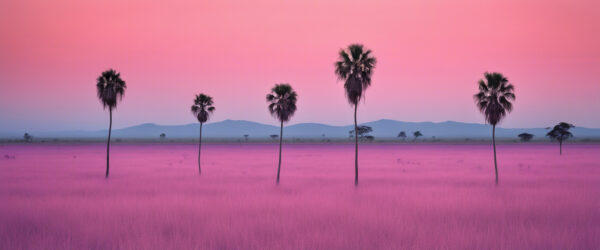 "Amanecer en Los Llanos: Minimalismo y Contrastes"