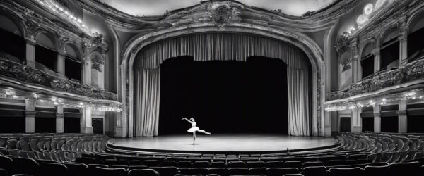 "El minimalismo del Teatro: Un ballet en blanco y negro "