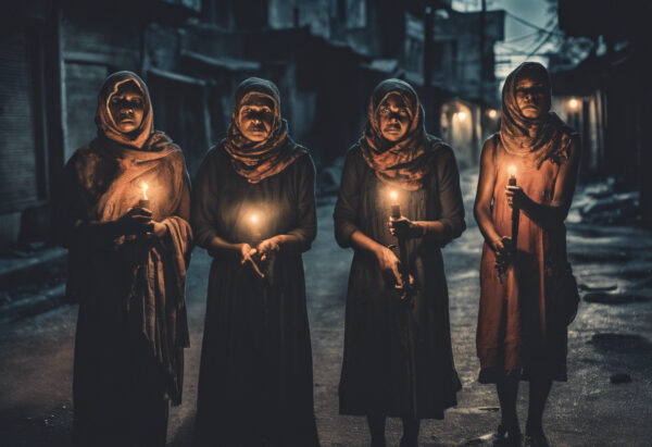 "Resiliencia en Rojo: Mujeres de Guerra"