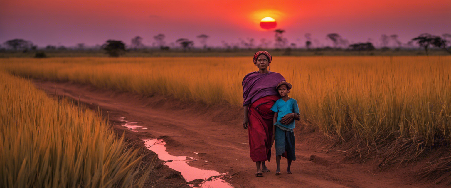 Retrato de un Atardecer en los Llanos Occidentales de Venezuela