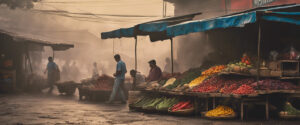 "Amanecer en el Mercado Venezolano"