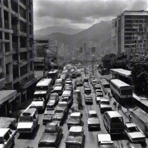 "Transición Cuantizada: del Pasado al Futuro en el Corazón de Caracas"