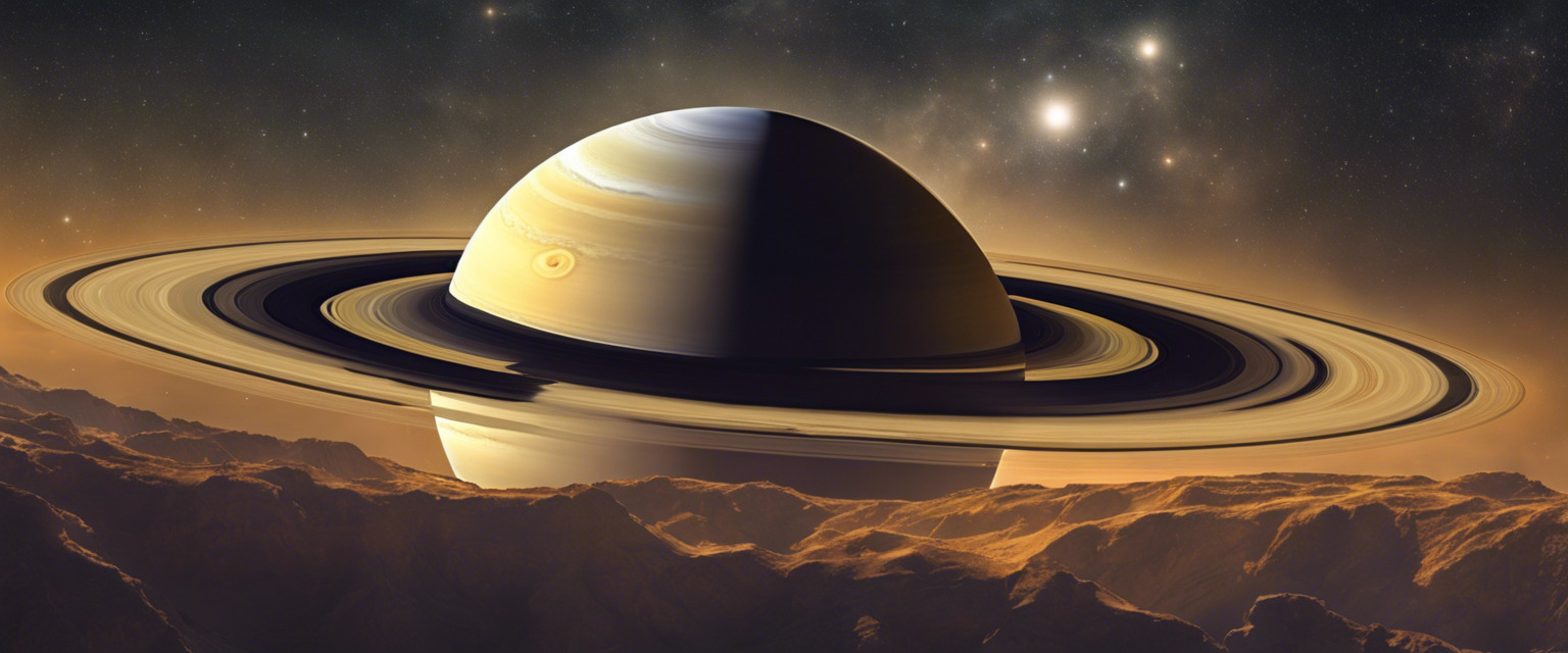 "Emperador del Cosmos: Saturno en su Esplendor"