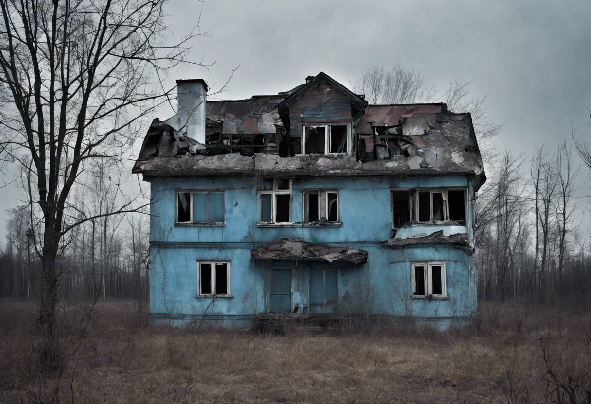 Crepúsculo en la Desolación: Las Casas Abandonadas de Chernobyl