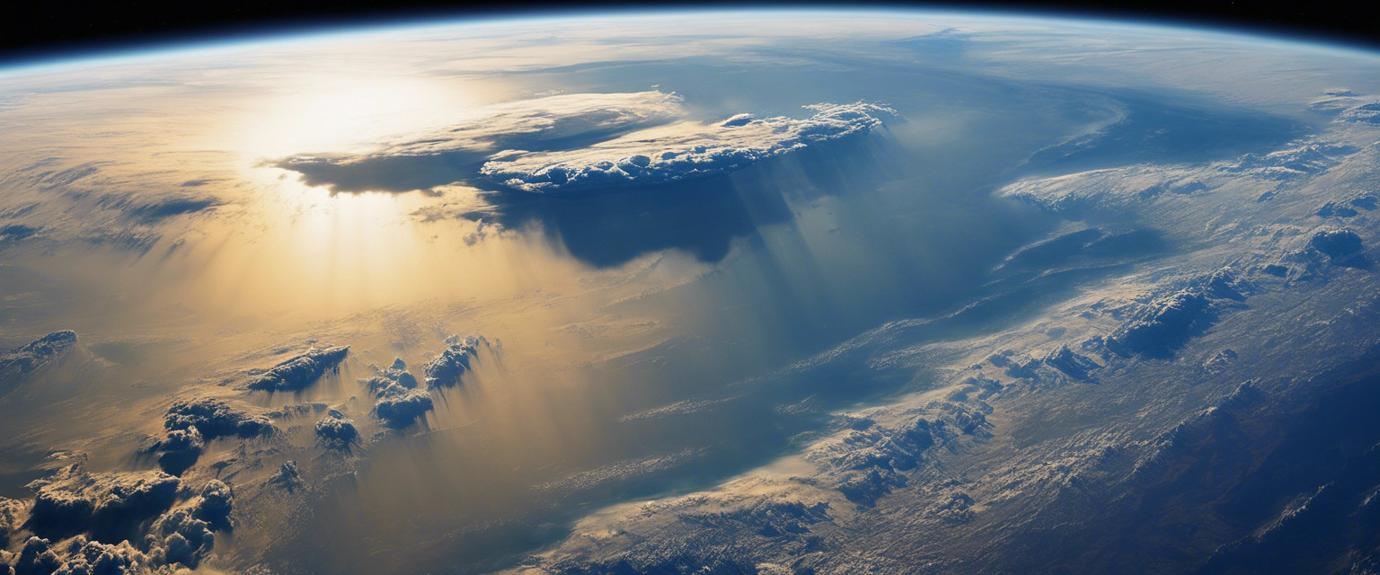 Impresionante Panorama: La Tierra Vista desde el Espacio