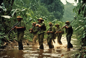 "Escondida en Verde: El Rostro de la Guerrilla Latinoamericana"