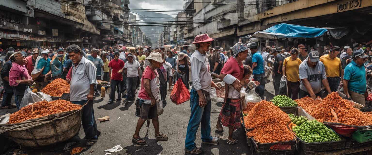 Fortaleza en la Adversidad: Retrato de la Resiliencia en Caracas.