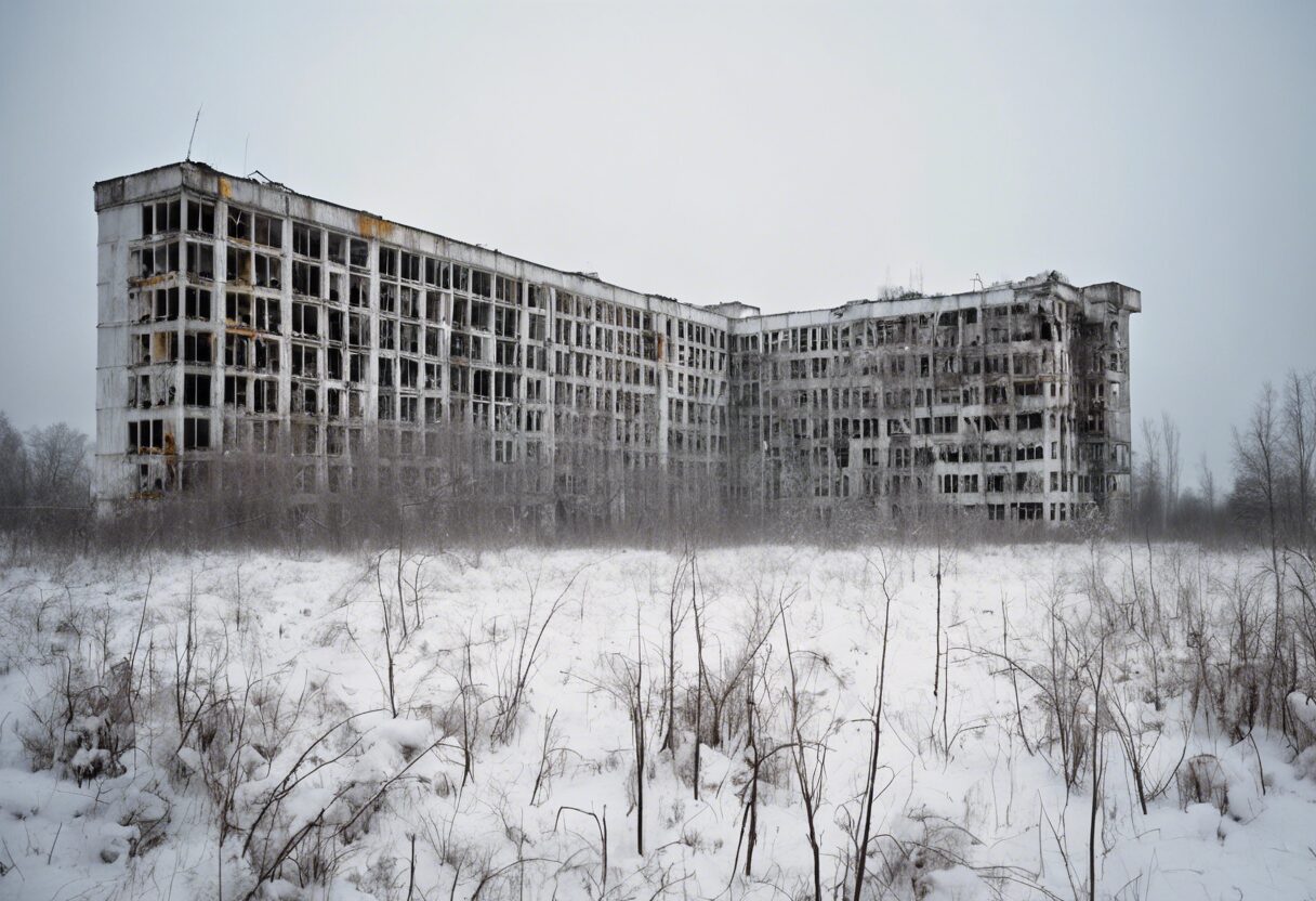 "Arrogancia Congelada: El Palacio del Pasado Chernobyl"