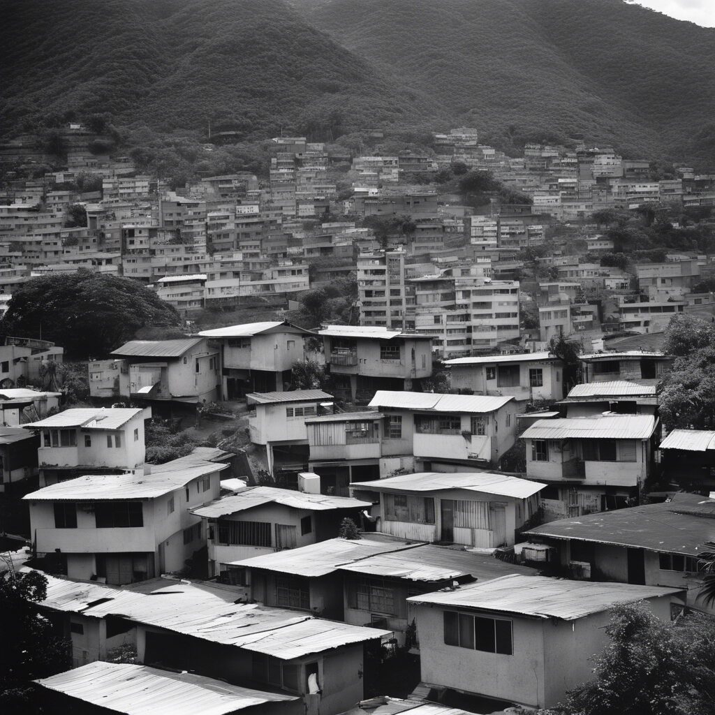 Contrastes Urbanos: Caracas en Vidrio y Tinta