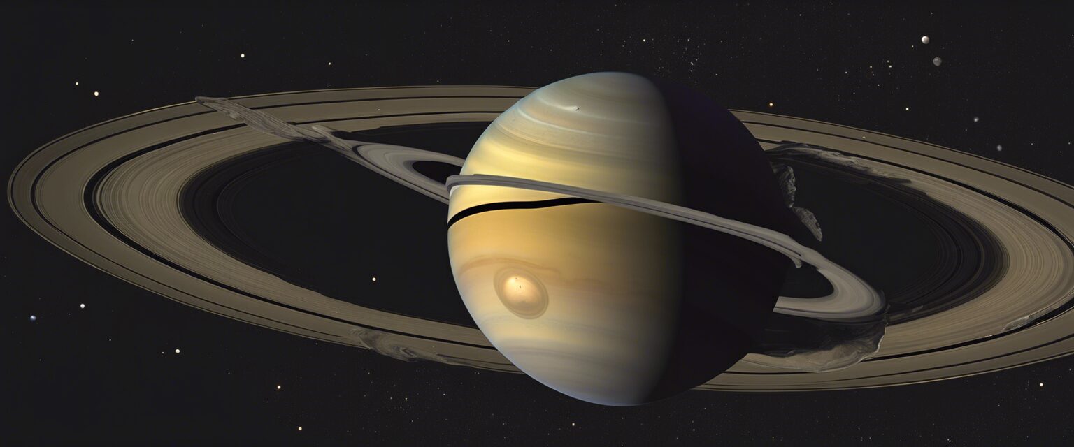 "Saturno: La majestuosidad de su baile celestial"