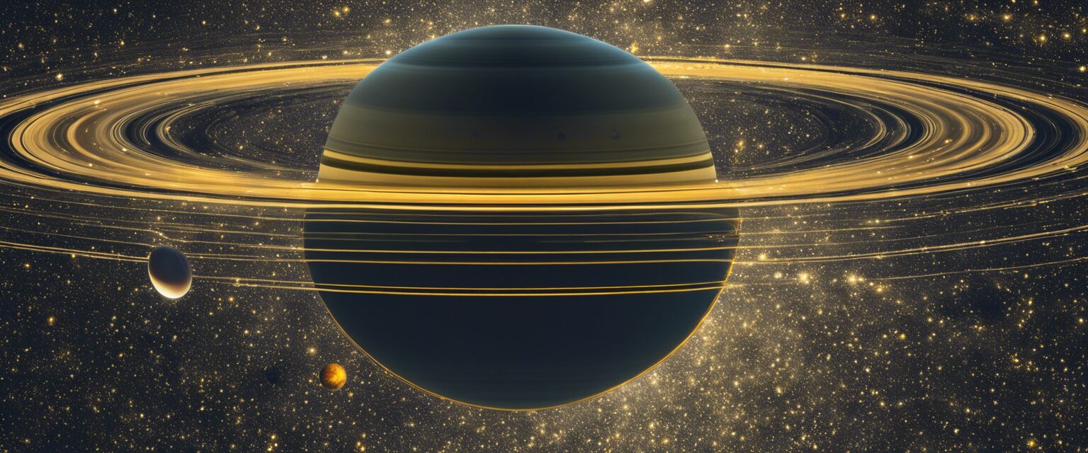 "Eterna Majestuosidad: Saturno desde el Espacio"