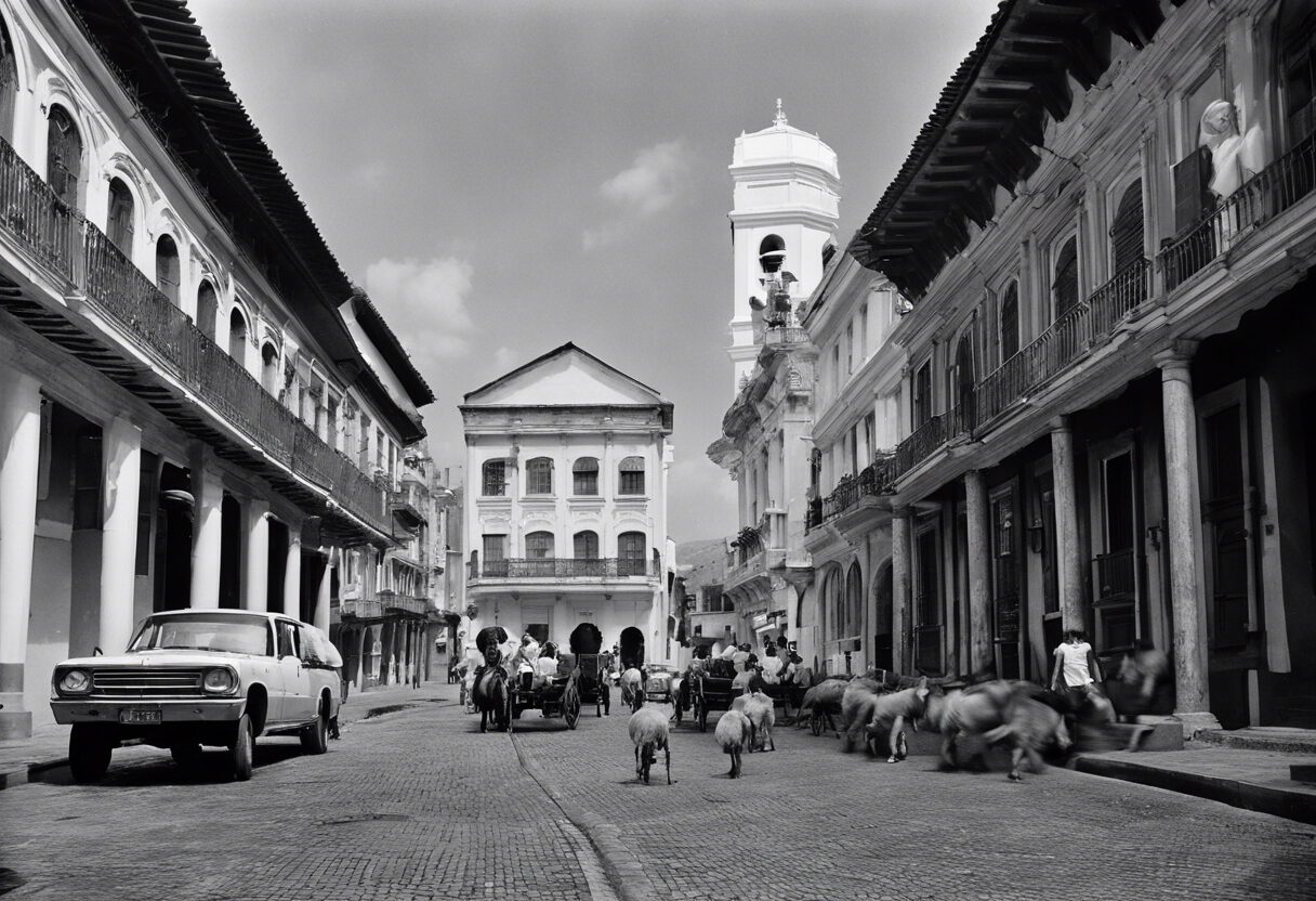 "Contrastes de Caracas: Un Viaje al Siglo XIX"