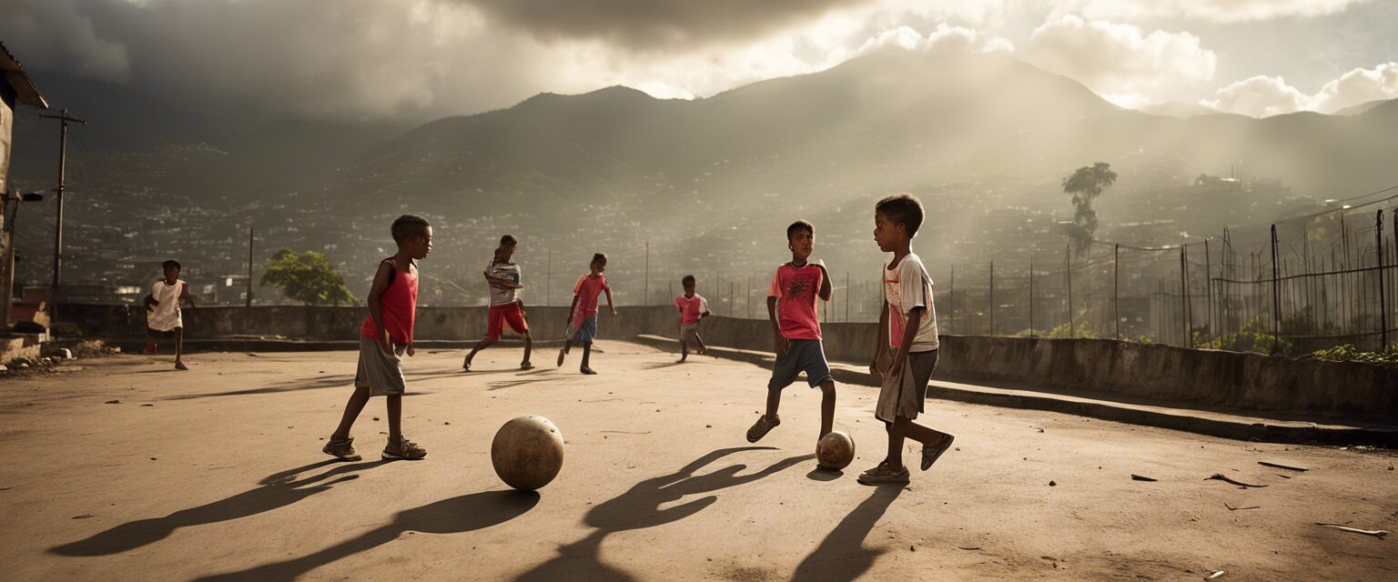 "Valle de Esperanza: Vitalidad y Resiliencia bajo el Sol de Caracas"