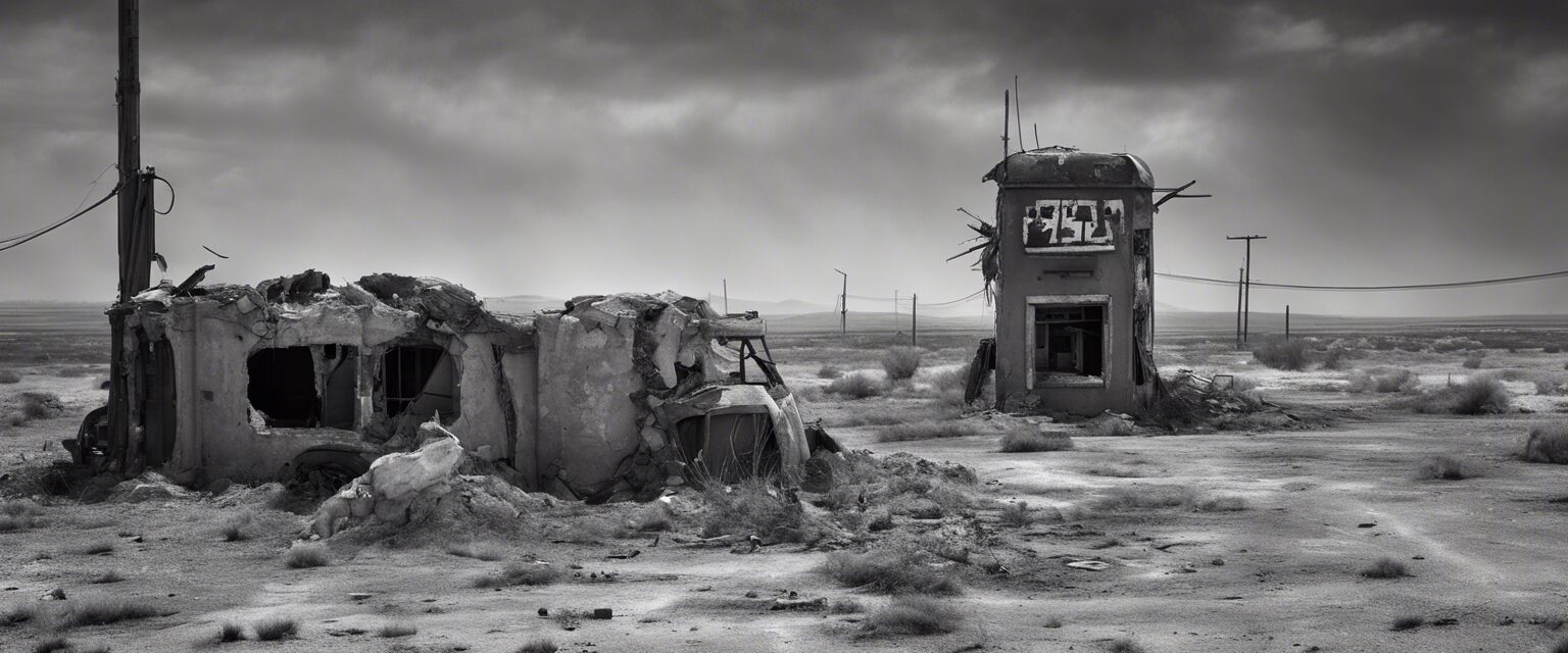 Resiliencia en Ruinas: Un Retrato Postapocalíptico.