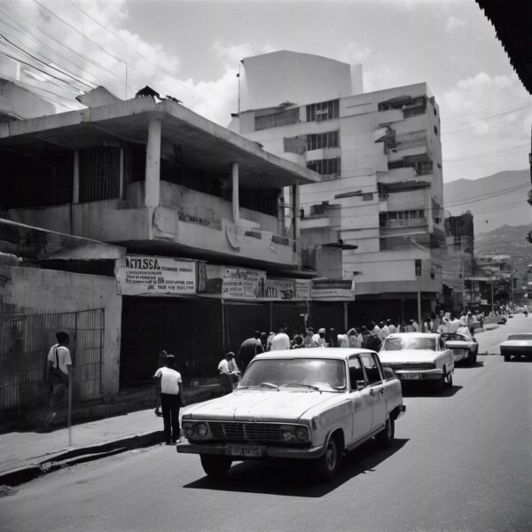 "Voices of a Futuristic Caracas: A Glass-Negative Stand against Time"