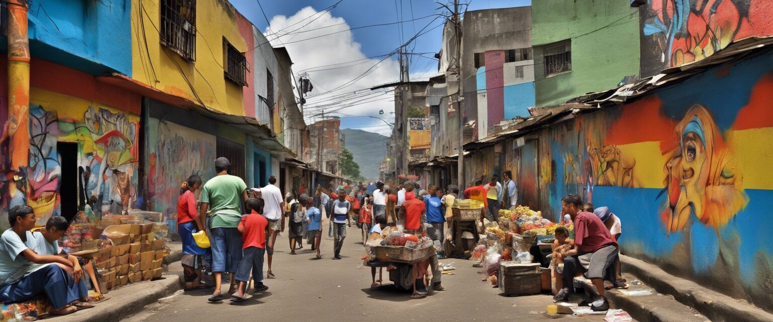 Crepúsculo Social: El Impacto Humano en Caracas.