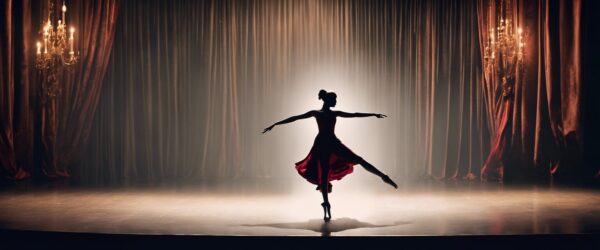 "Luces y Sombras: La Danza Silente en el Teatro Vacío"