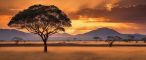 Crepúsculo en los Llanos: Un Retrato de la Vida Llanera