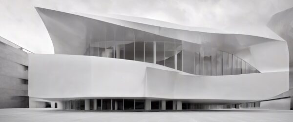 "Contraste Monumental: Arquitectura y Artes Plásticas"