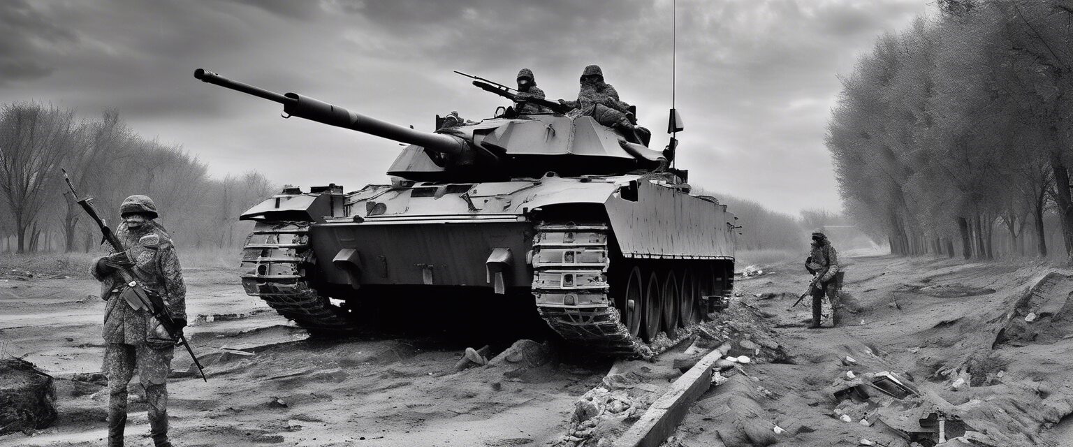  "Contrastes de Ucrania: Belleza Dentro de la Batalla"

