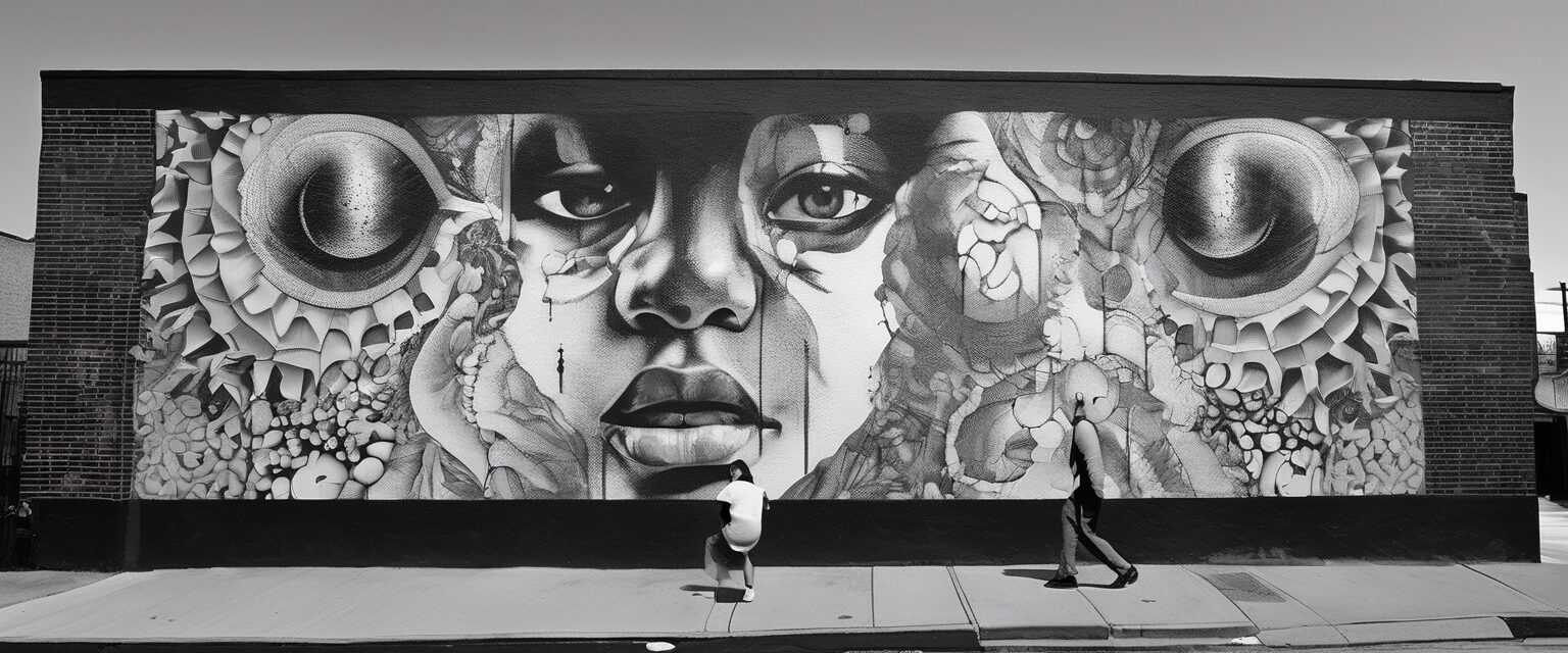  "Sobre la Vida: Un Viaje de Existencia Plasmado en Mural"

