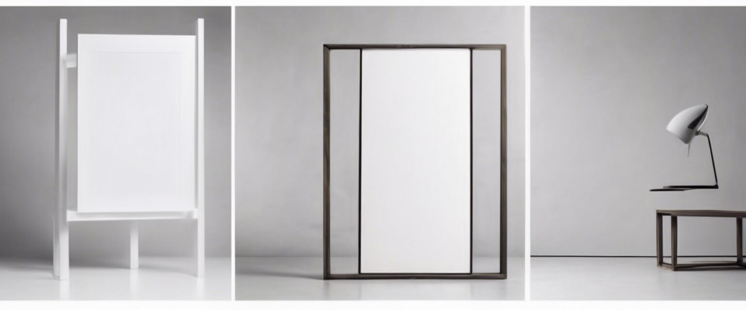 
"Retrato de un Estudio Fotográfico Minimalista"

