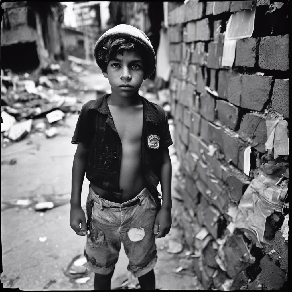  "Resiliencia en Blanco y Negro: Un retrato de la Venezuela Futurista"

