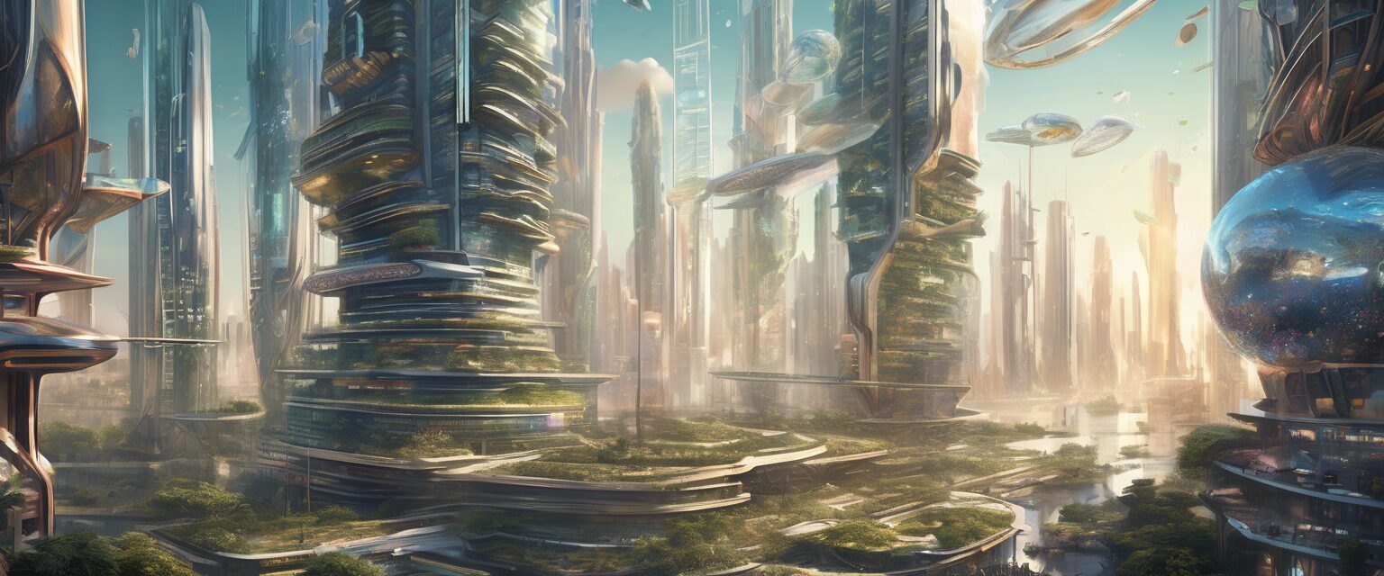  "Conexion Cultural: La Fusión de la Identidad Humana y la Tecnología Digital en un Mundo Futurista".

