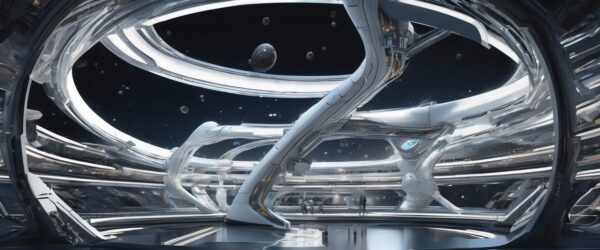 "Estación Espacial del Futuro: La Confluencia de la Tecnología y la Infinitud Cósmica"