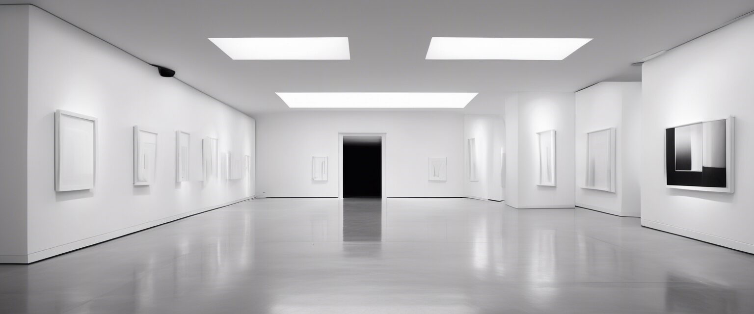  Reflexión solitaria en un museo minimalista

