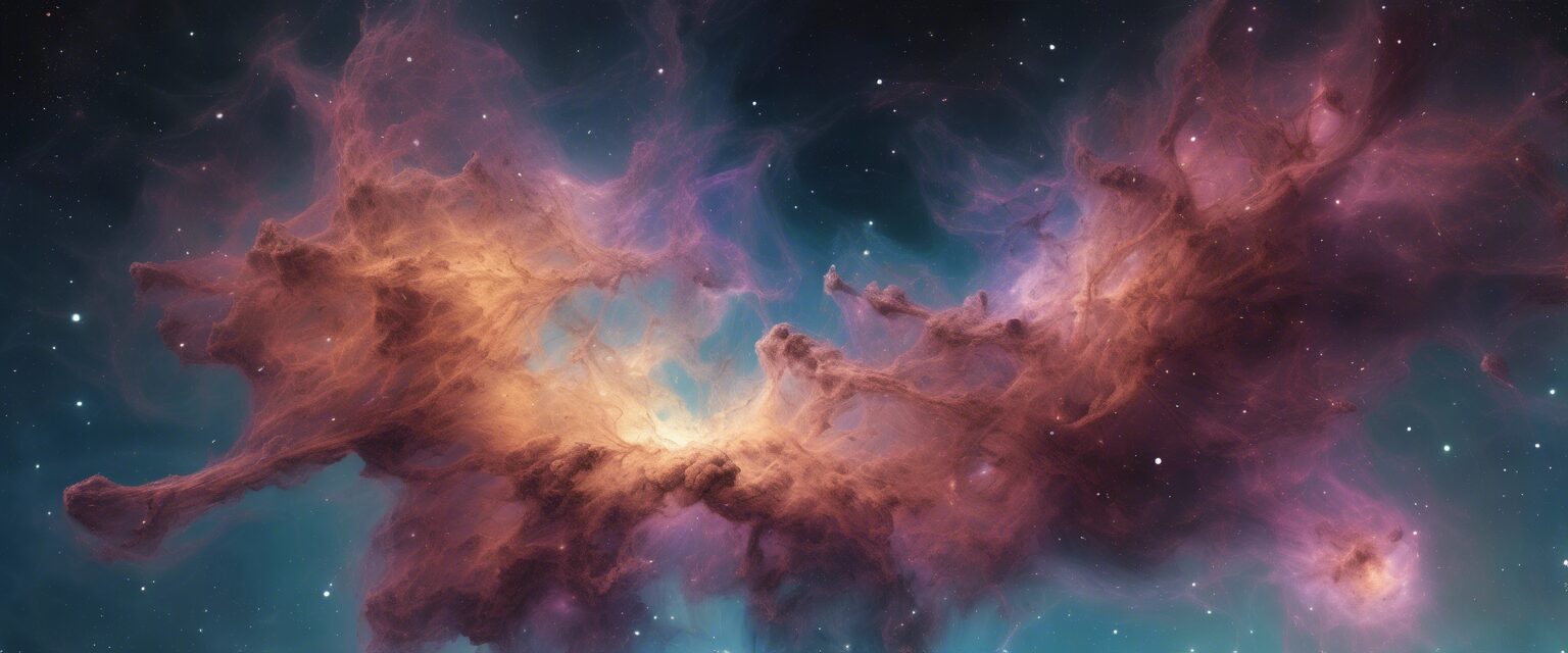  "La Nebulosa Corrupta: Una Visión Alimentada por Datos"

Prompt: La obra de arte a visualizar es una representación digital de una nebulosa, una estructura parecida a una nube y nebulosa, pero con un giro único. Esta interpretación transforma los datos crudos de corrupción en una forma etérea y celestial. La nebulosa debería consistir principalmente en enormes volúmenes de datos y estadísticas recopiladas durante varios años alrededor del mundo, esculpidas algorítmicamente en estructuras hipnotizantes y formaciones parecidas a un gráfico, que se asemejan a una molécula. El tono de este cuerpo celestial tendrá diferentes tonalidades de negros oscuros, morados y azules fantasmales para simbolizar la fachada oscura, pero glamorosa, de la corrupción. Las rayas doradas brillantes que atraviesan la oscuridad representan las esperanzas débiles que persisten. Se utilizarán en una mezcla cuidadosa la iluminación, las siluetas traslúcidas y la opacidad para crear una obra de arte tan evocadora como visualmente impactante.

