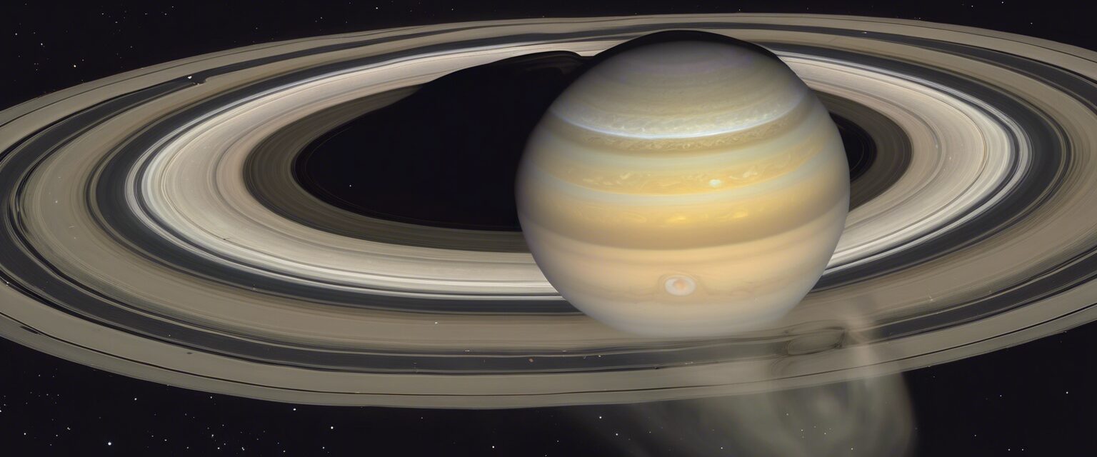 "El Gigante Dorado: Prodigiosa Vista de Saturno"

