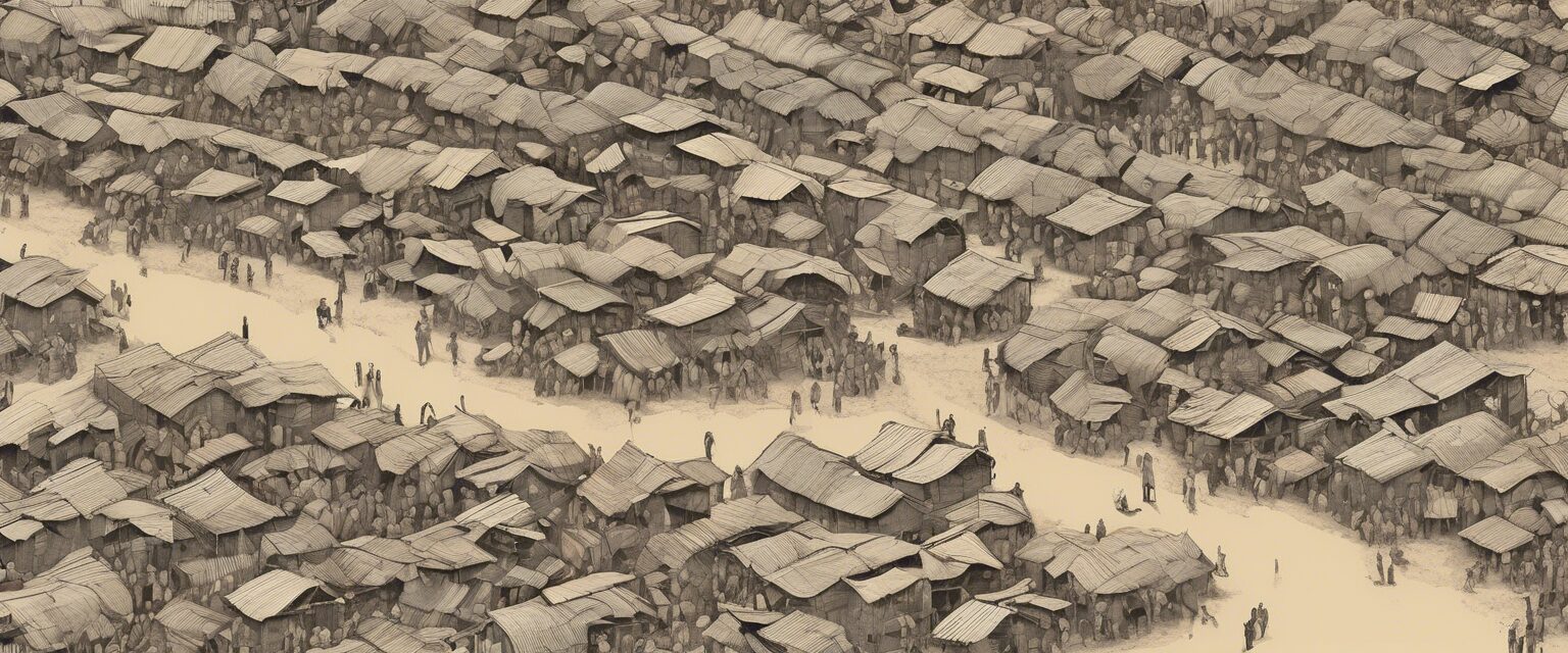  "Contrastes Nebulosos: Hambruna y Riqueza"

