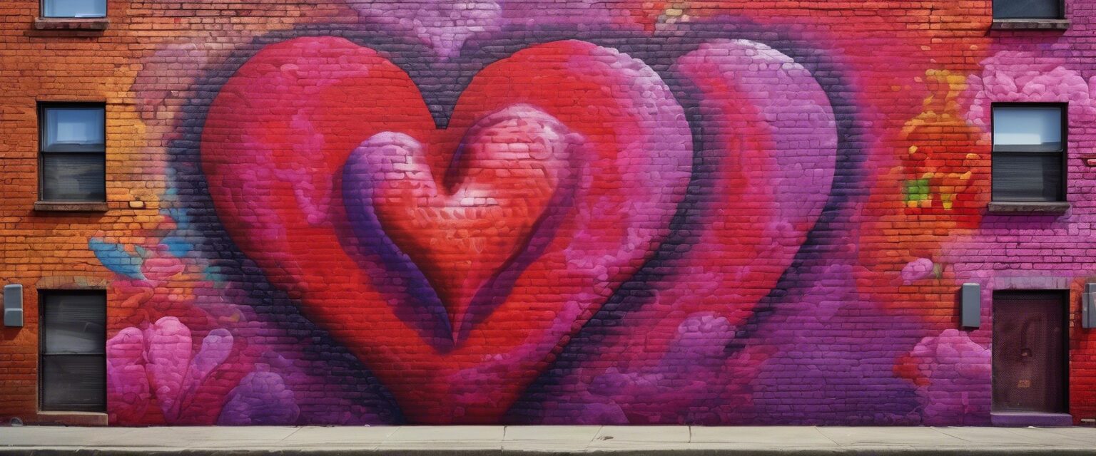  "Corazón Urbano: Un Reflejo del Amor"

