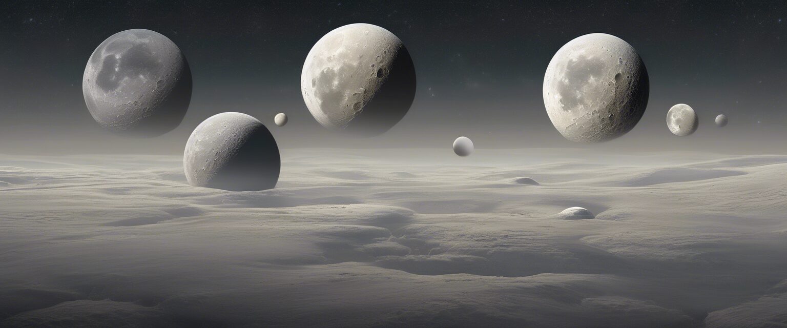  Visiones Cósmicas: Lunas en el Espacio Profundo

