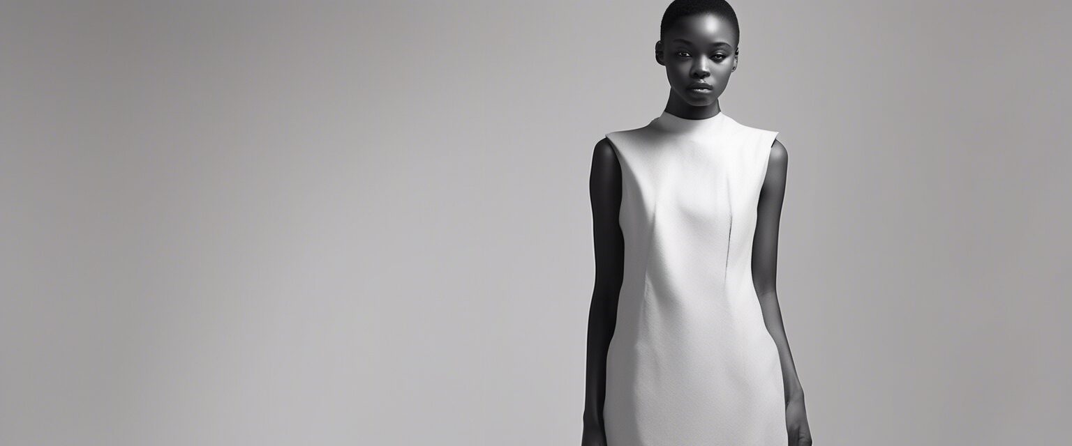  "La Elegancia Minimalista: Un Relato de Moda y Arte"

