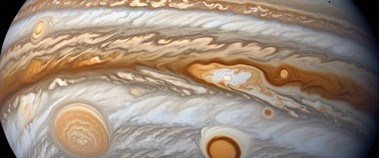  "Majestuosidad Cósmica: Júpiter desde el Espacio"

