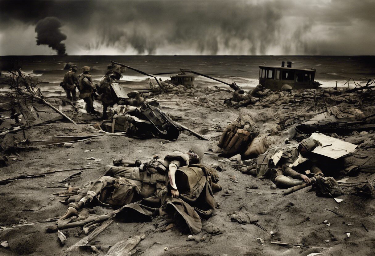  Las Cicatrices de la Guerra: Una Visión en Grano y Color

