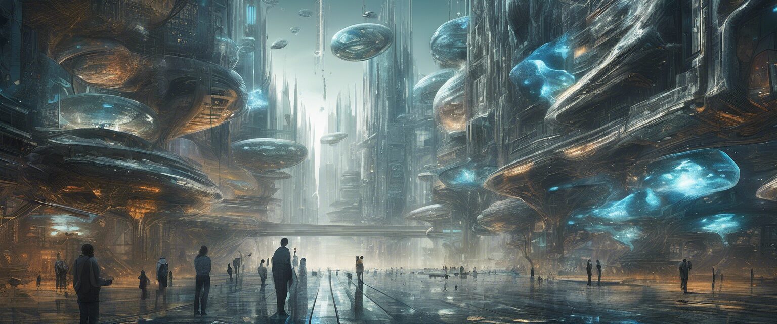 
"Estética del desvanecimiento: Multirealidades Futuristas y Posthumanas en Disolución"

