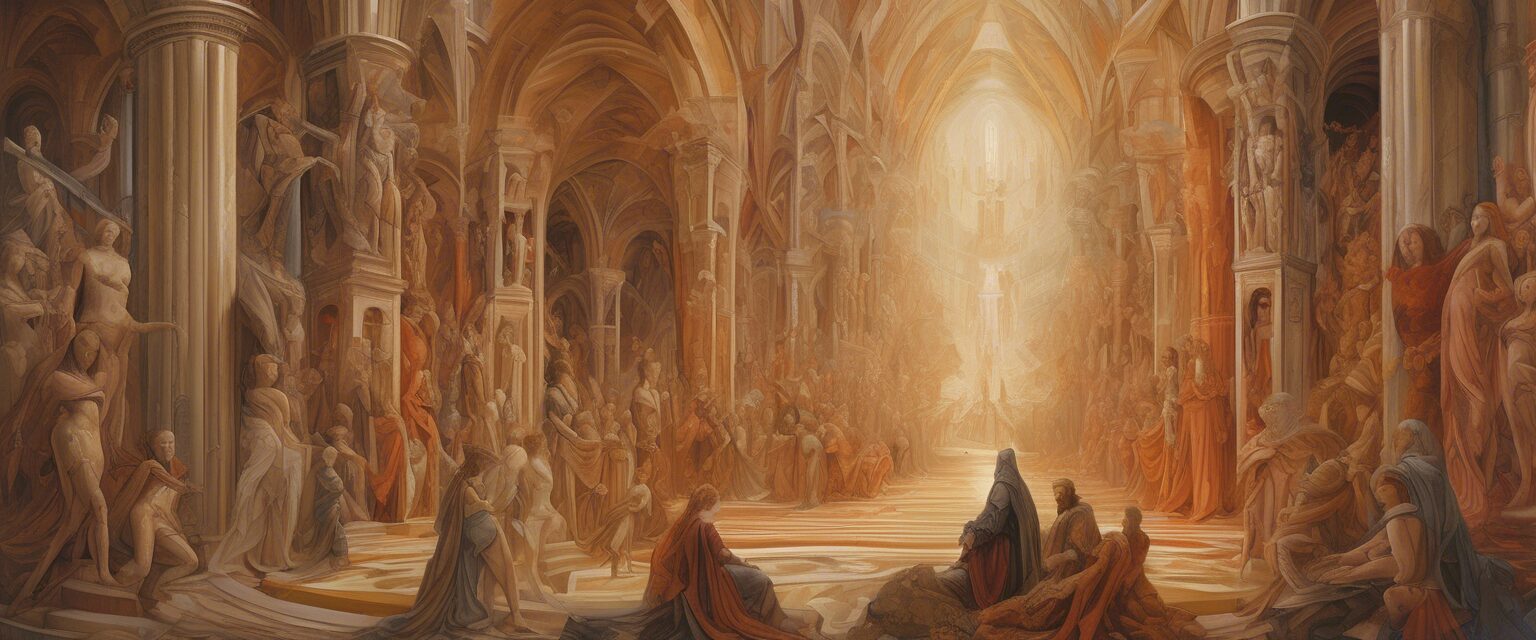  "Deidades Futuristas: Una Mezcla de lo Clásico y lo Tecnológico"

