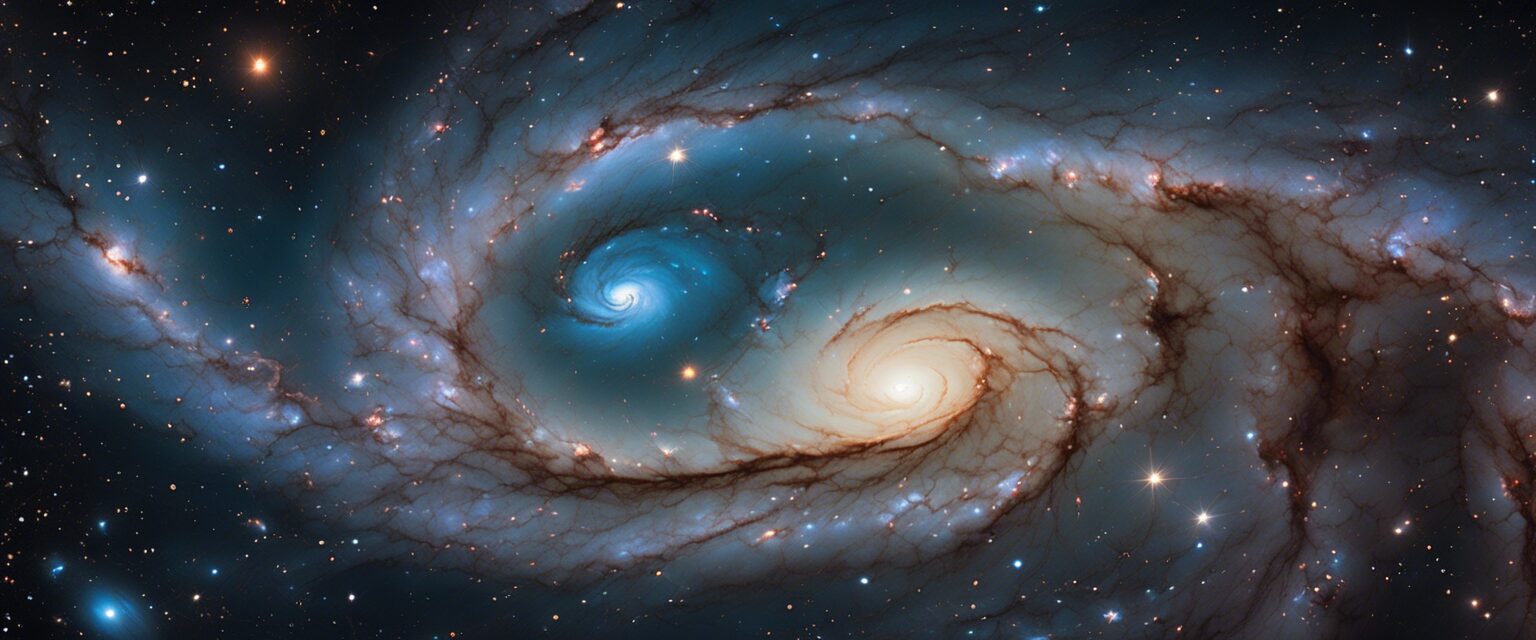  Danza Galáctica en la Inmensidad del Cosmos

