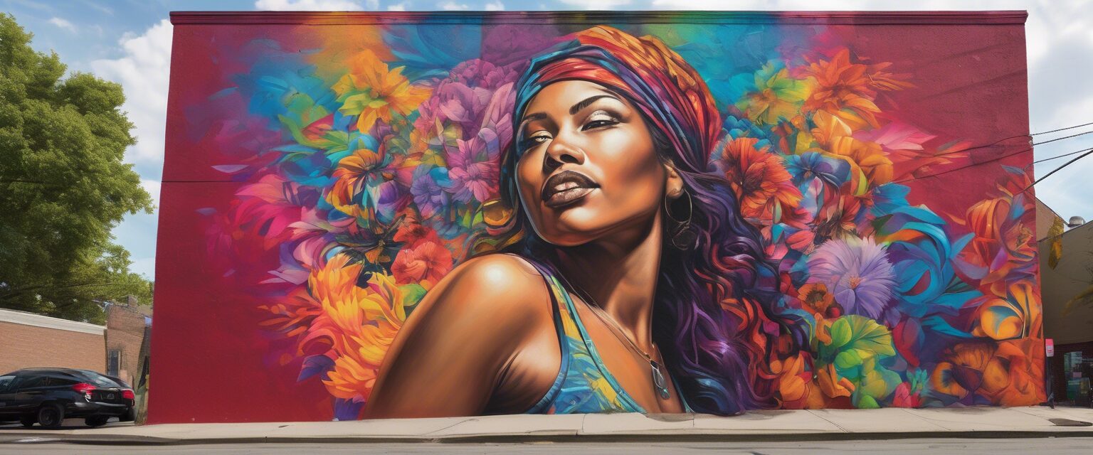  "Somos Mujeres: Una Oda a la Fuerza Femenina en el Arte Urbano"

