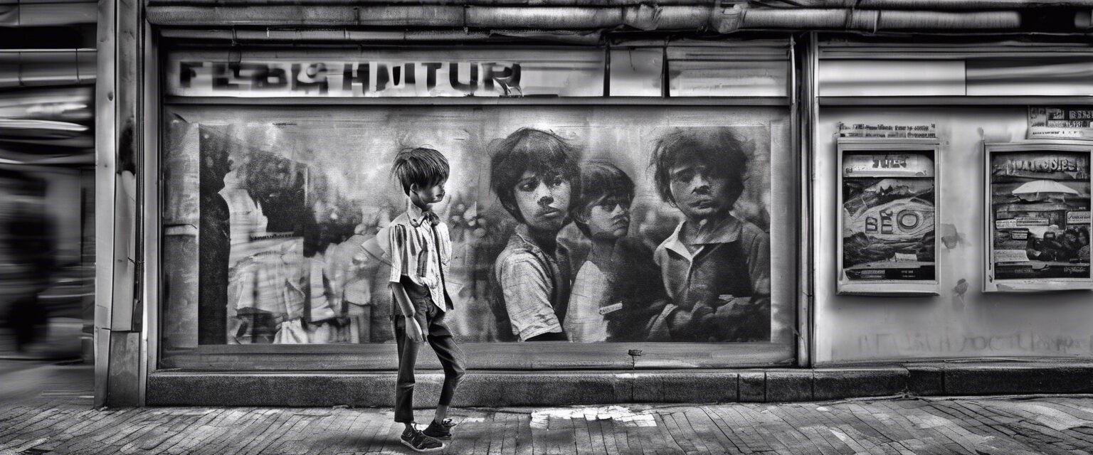  "Retrato del Futuro en Blanco y Negro"

