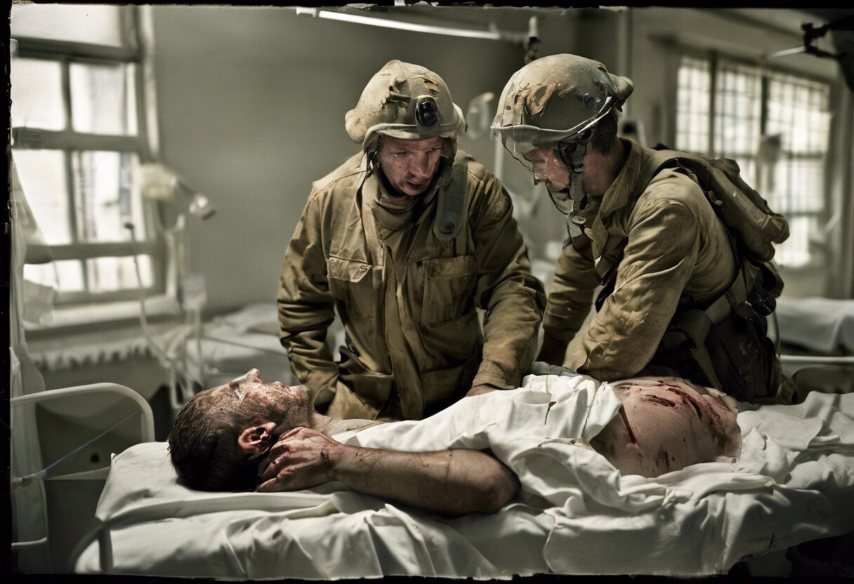  "Valientes en las Sombras: El Personal Médico en la Guerra"

