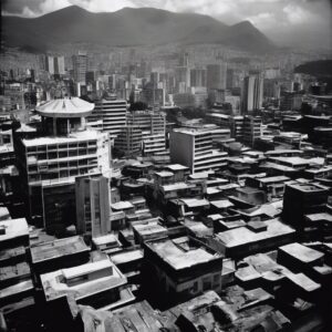  "Reflejos Políticos: Contraste entre Futurismo y Herencia en la Venezuela Contemporánea"  

