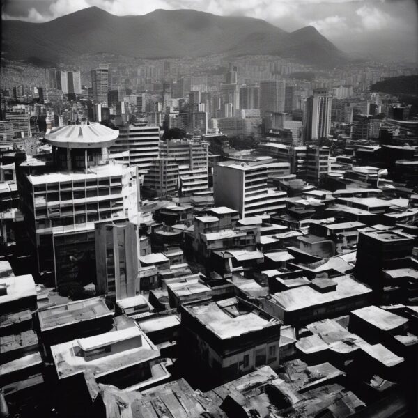 "Reflejos Políticos: Contraste entre Futurismo y Herencia en la Venezuela Contemporánea"
