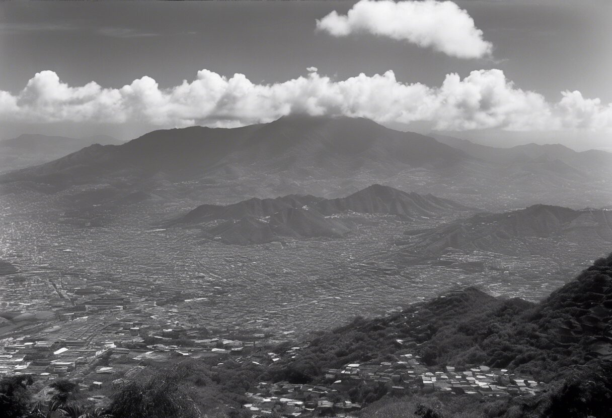  "Contrastes del Siglo XIX: Entre Montañas Ávila y Caracas Colonial"

